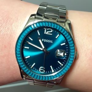 Fossil stainless steel perfect boyfriend watch